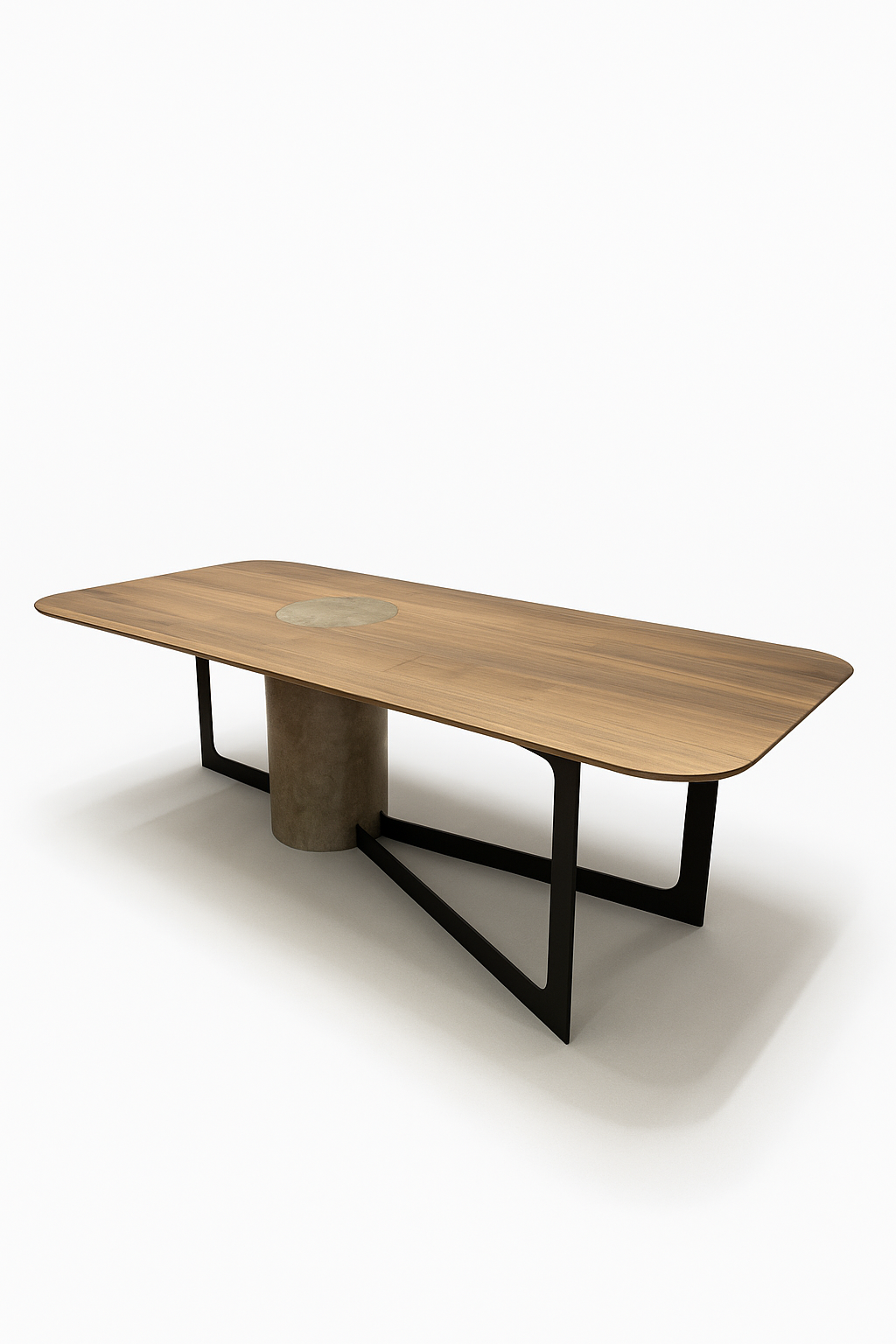 Orta Ayaklı Modern Yemek Masası